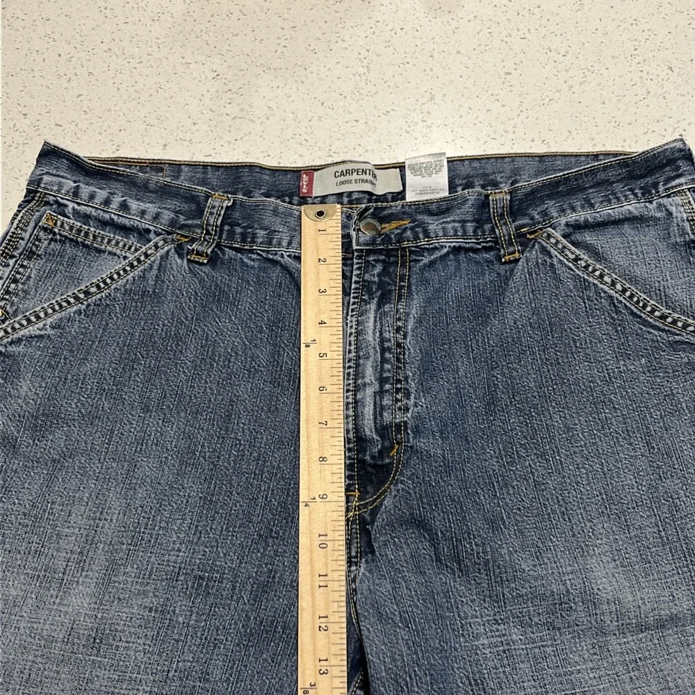 Vintage Y2K‎ levis carpenter Loose Straight size 38/32 Actual 38/31 8-2004
